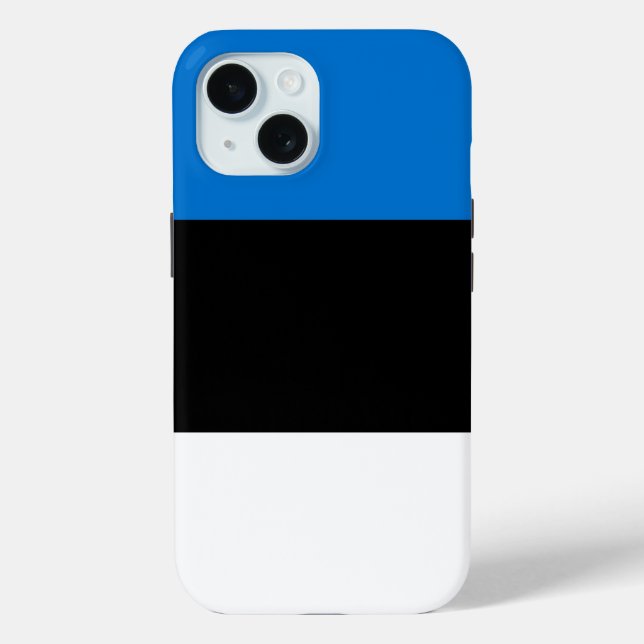 Apple iPhone 15 Case-Mate with Estonia flag Case (Back)
