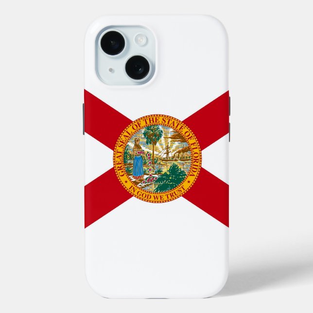 Apple iPhone 15 Case-Mate with Florida flag Case (Back)