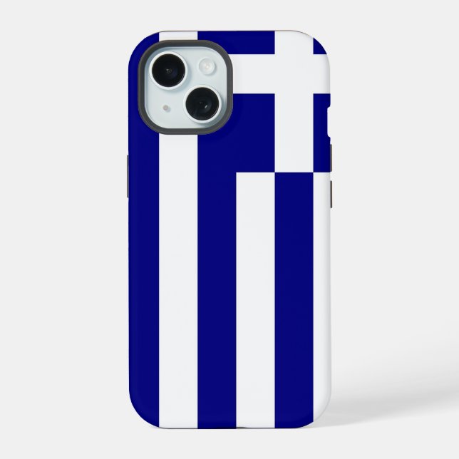 Apple iPhone 15 Case-Mate with Greece flag Case (Back)