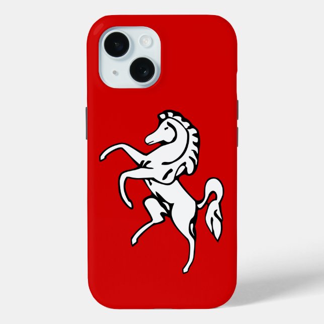 Apple iPhone 15 Case-Mate with Kent County flag Case (Back)