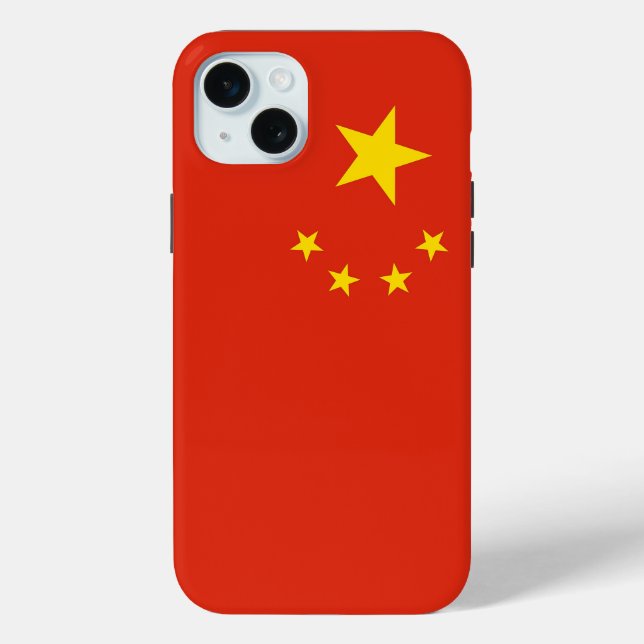 Apple iPhone 15 Plus Case, China flag Case-Mate iPhone Case (Back)