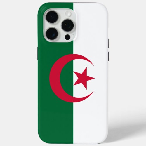 Apple iPhone 15 Pro Max Case, Algeria flag Case