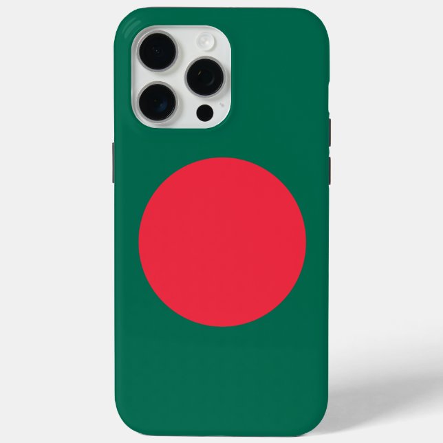 Apple iPhone 15 Pro Max Case, Bangladesh flag Case-Mate iPhone Case (Back)