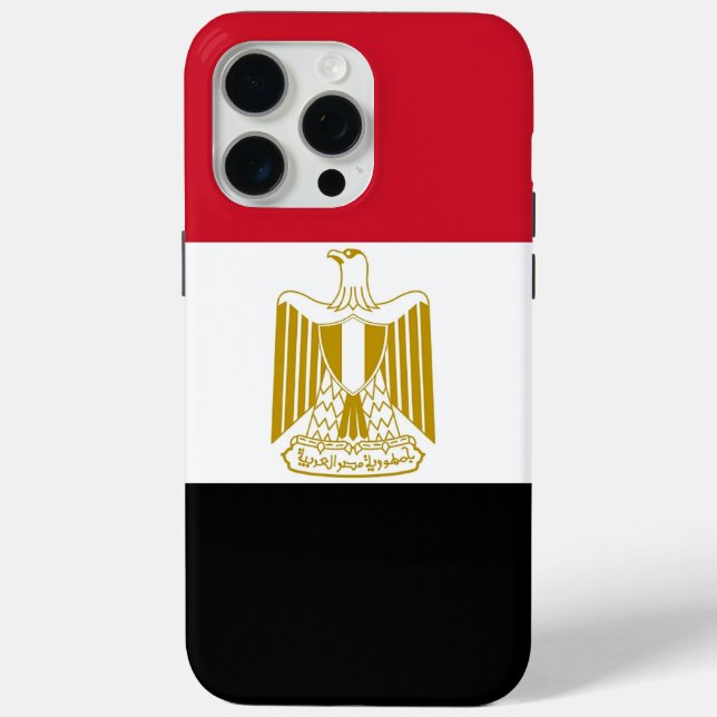 Apple iPhone 15 Pro Max Case, Egypt flag Case-Mate iPhone Case (Back)