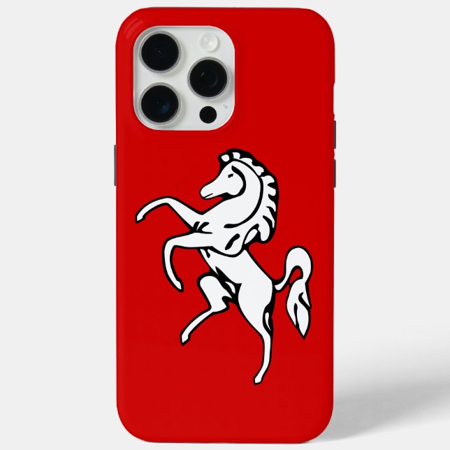 Apple iPhone 15 Pro Max Case, Kent County flag Case-Mate iPhone Case (Back)