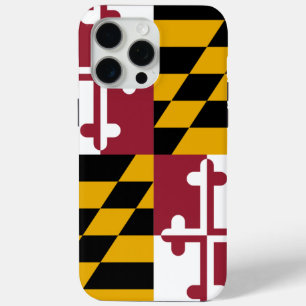 Apple iPhone 15 Pro Max Case, Maryland flag iPhone 15 Pro Max Case