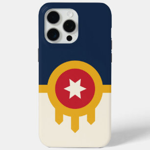 Apple iPhone 15 Pro Max Case, Tulsa Flag iPhone 15 Pro Max Case