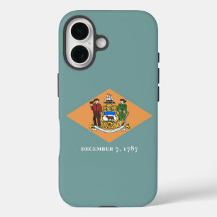 Apple iPhone 16 Case-Mate with Delaware flag Case