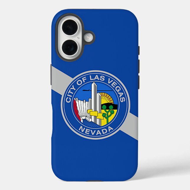 Apple iPhone 16 Case-Mate with Las Vegas City flag Case (Back)