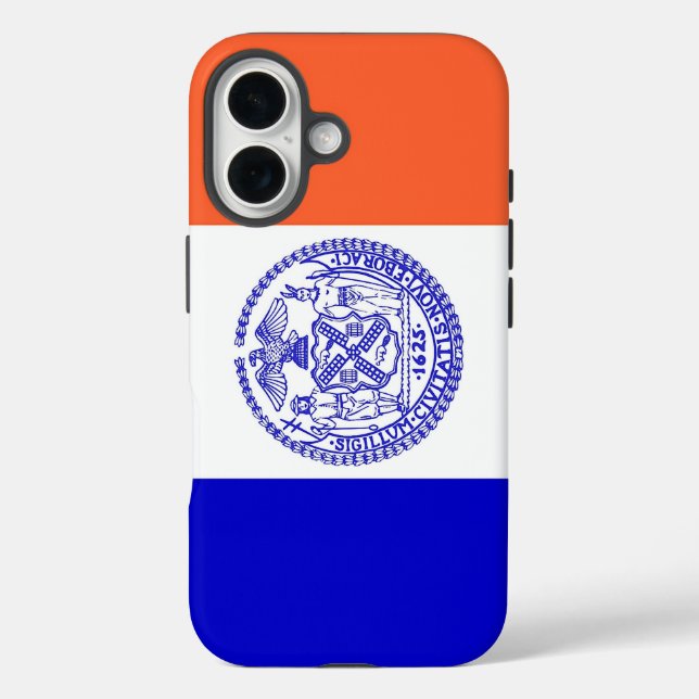 Apple iPhone 16 Case-Mate with New York flag Case (Back)