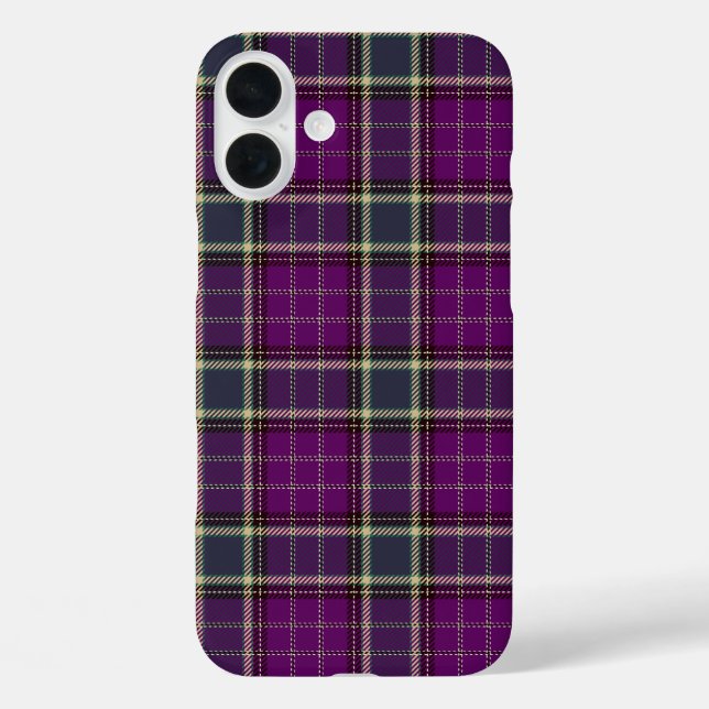 Apple iPhone 16 case plaid (Back)