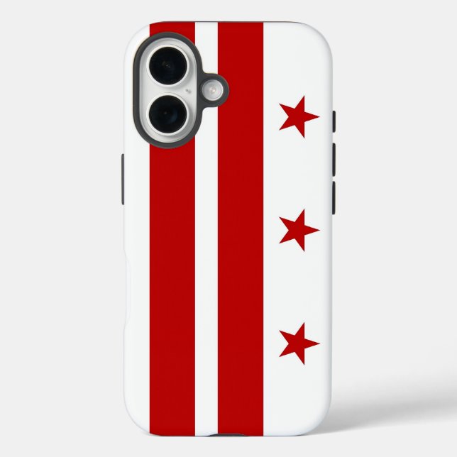 Apple iPhone 16 Case, Washington DC flag Case-Mate iPhone Case (Back)