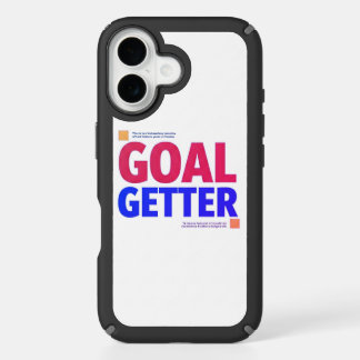 "Apple iPhone 16 - GOAL GETTER Edition" Ya phir "A iPhone 16 Case