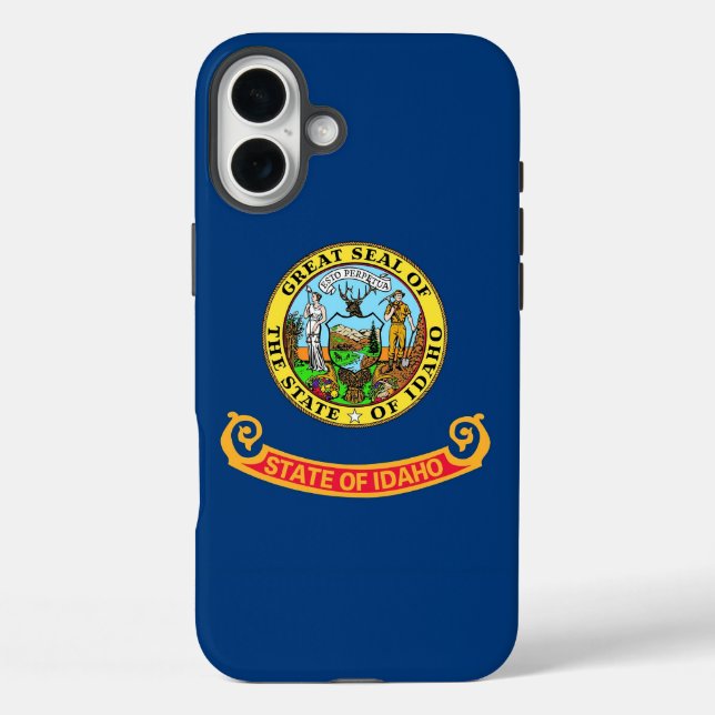 Apple iPhone 16 Plus Case-Mate Idaho flag Case (Back)