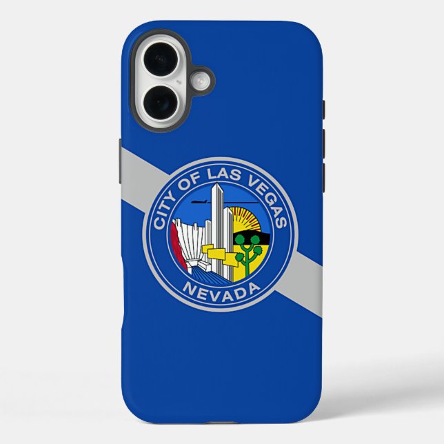 Apple iPhone 16 Plus Case-Mate Las Vegas flag Case (Back)
