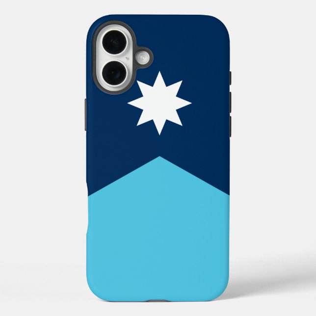 Apple iPhone 16 Plus Case-Mate Minnesota flag Case (Back)