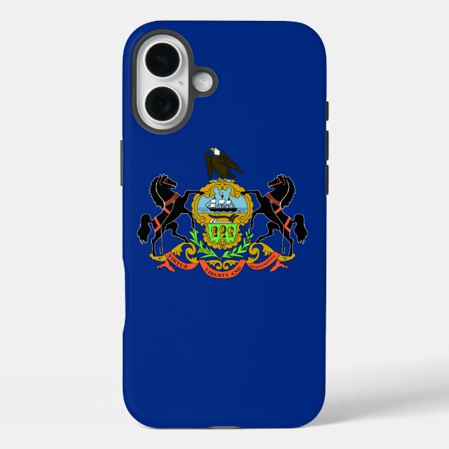 Apple iPhone 16 Plus Case-Mate Pennsylvania flag Case (Back)