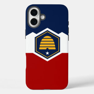 Apple iPhone 16 Plus Case, Utah flag Case