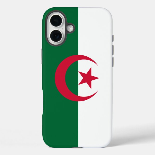 Apple iPhone 16 Plus Mate, Algeria flag Case-Mate iPhone Case (Back)
