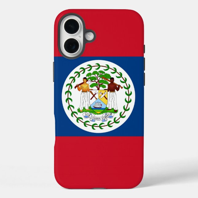 Apple iPhone 16 Plus Mate, Belize flag Case-Mate iPhone Case (Back)