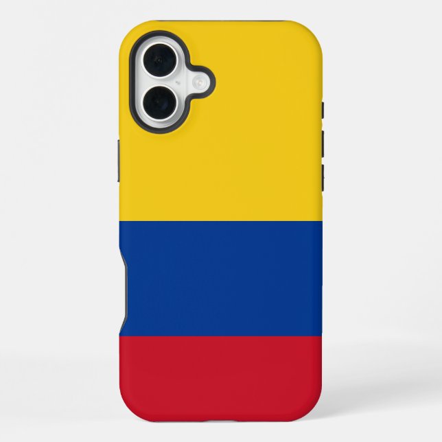Apple iPhone 16 Plus Mate, Colombia flag Case (Back)