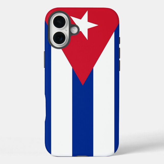 Apple iPhone 16 Plus Mate, Cuba flag Case-Mate iPhone Case (Back)