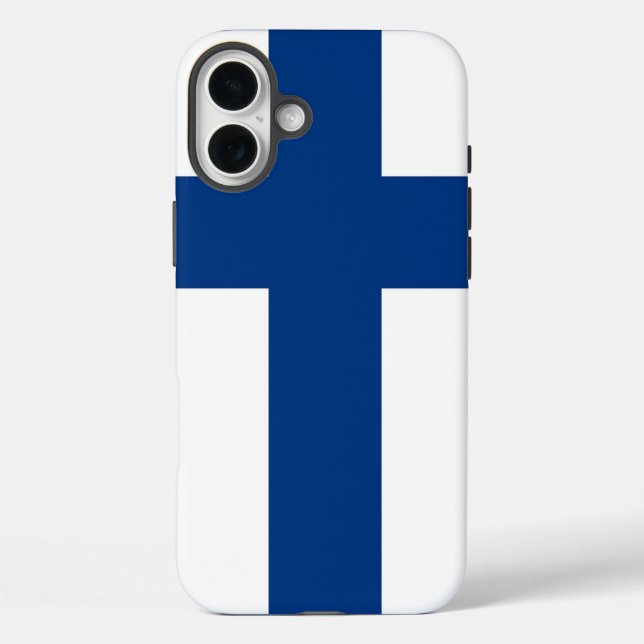 Apple iPhone 16 Plus Mate, Finlanda flag Case-Mate iPhone Case (Back)