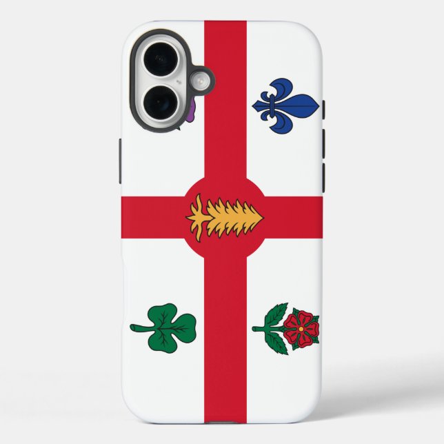 Apple iPhone 16 Plus Mate, Montreal flag Case-Mate iPhone Case (Back)
