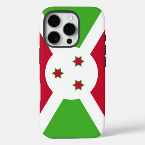 Apple iPhone 16 Pro Case-Mate, Burundi flag Case