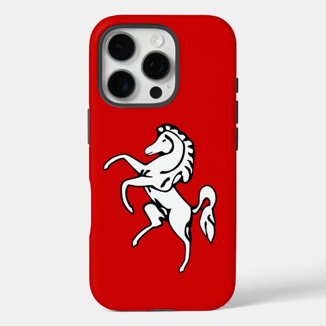 Apple iPhone 16 Pro Case-Mate, Kent County flag Case-Mate iPhone Case (Back)