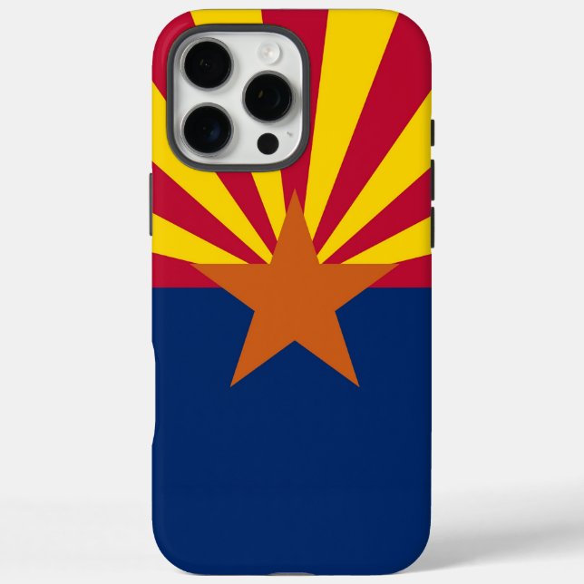 Apple iPhone 16 Pro Max Case, Arizona flag Case-Mate iPhone Case (Back)