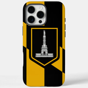 Apple iPhone 16 Pro Max Case, Baltimore flag Case