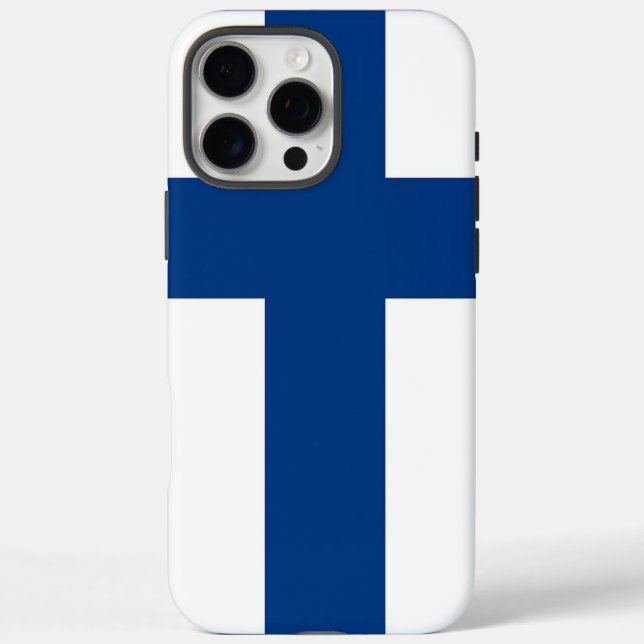 Apple iPhone 16 Pro Max Case, Finland flag Case-Mate iPhone Case (Back)