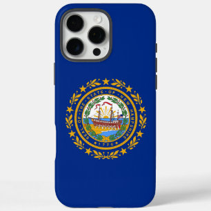 Apple iPhone 16 Pro Max Case, New Hampshire flag Case