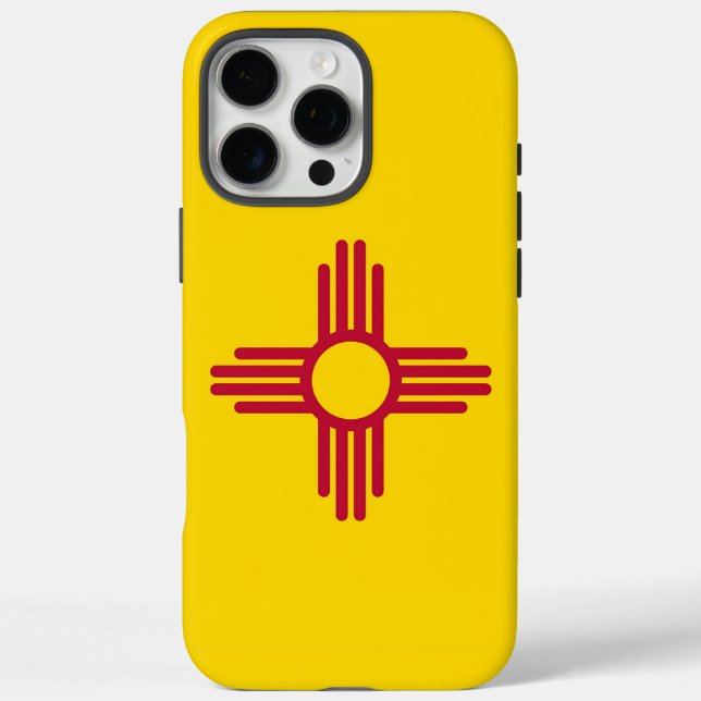 Apple iPhone 16 Pro Max Case, New Mexico flag Case-Mate iPhone Case (Back)