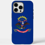 Apple iPhone 16 Pro Max Case, North Dakota flag iPhone 16 Pro Max Case