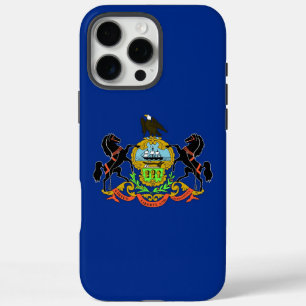 Apple iPhone 16 Pro Max Case, Pennsylvania flag iPhone 16 Pro Max Case