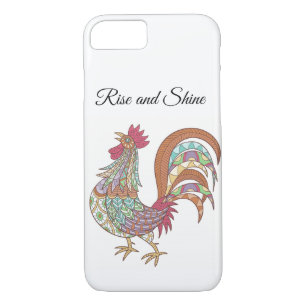 Apple iPhone 8/7 Case-Chicken-Rise and Shine iPhone 8/7 Case