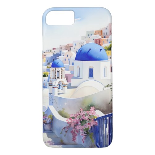 Apple iPhone 87 Phone Case Santorini Oia