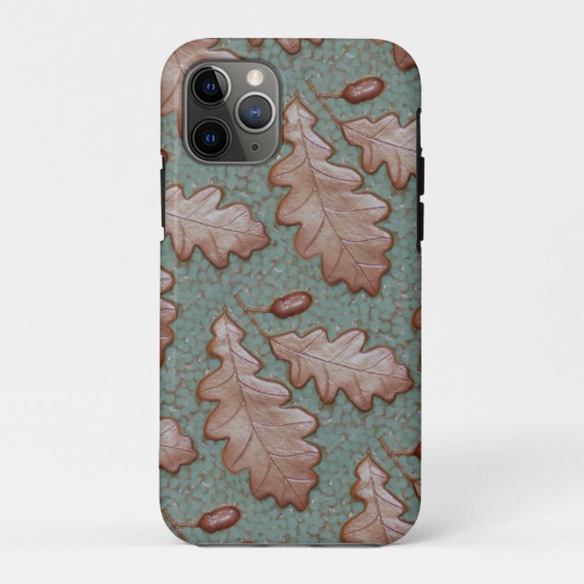  Apple iPhone case with Oak leaves (Back)