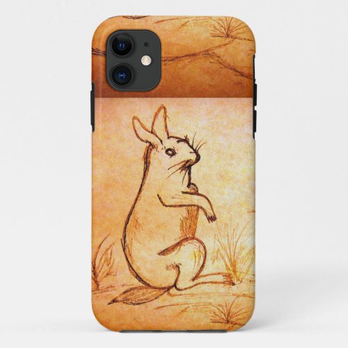 Apple Iphone Case with rabbit for animal lovers
