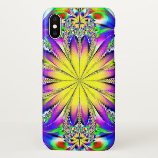 Apple iPhone Kaleidoscope Flower Design Case