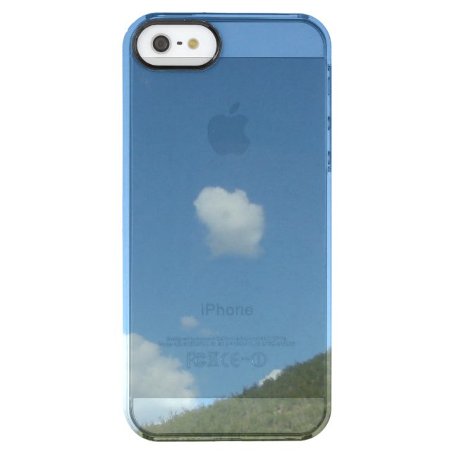 Apple iPhone SE(1ST GEN) CASE blue sky design (Back)