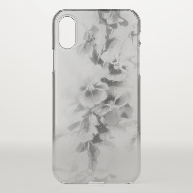 apple iPhone X Case FLOWER DESIGN  (Back)