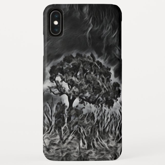 apple iphone xs max case art design style  (Back)