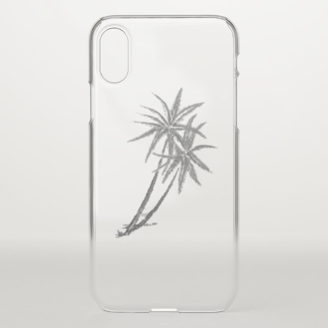 apple iPhoneX Case PALM TREE DESIGN (Back)