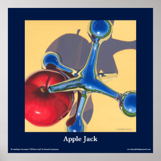 Apple Jack Fine Art Poster, 24" x 24" Poster