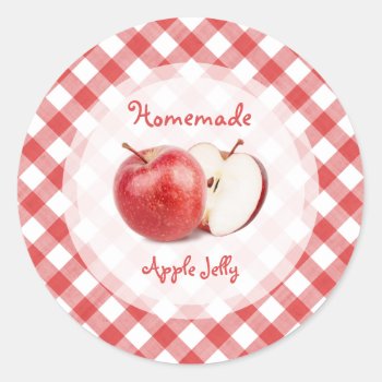 Apple Jam Jelly Or Applesauce Sticker by BluePlanet at Zazzle