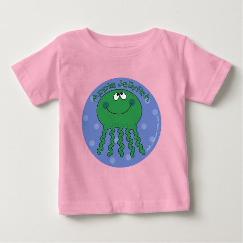 Apple Jellyfish Baby T_Shirt