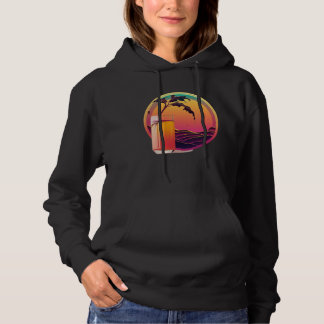 Apple Juice Synthwave 80s Retrowave Aesthetic  1 Hoodie
